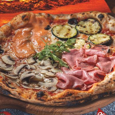 Пицца Quattro Stagioni в Mama Roma по цене 785 ₽