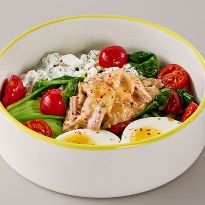 Боул с тунцом и творогом в Joy Cafe по цене 760 ₽