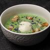 Крем-суп из шпината с креветками в Kitchen lab по цене 490