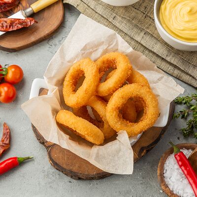 Луковые кольца в Вкусный цыпленок по цене 230 ₽