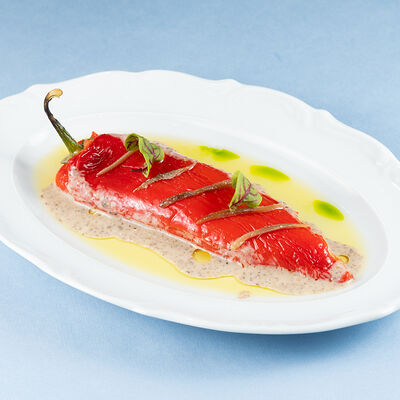 Перец рамиро, трюфельный сыр, анчоус в Рыба моей мечты по цене 790 ₽