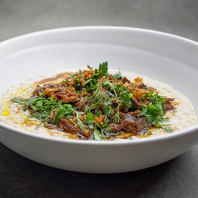 Птитим с говядиной конфи и пармезаном в 321 Club by Novikov по цене 990