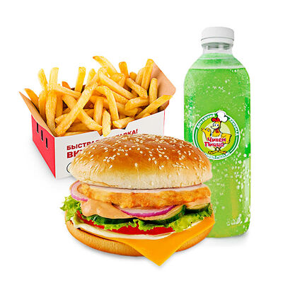 Комбо Чикен Фреш в Чикен Пицца по цене 462 ₽