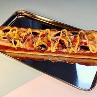 Корейская пицца Ветчина и грибы в Yum Stix Pizza