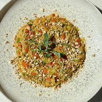 Рис карри с овощами и кешью в Prana