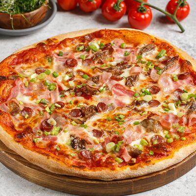 Пицца Супер мясная в Eat eat pizza по цене 570 ₽