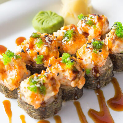 Запечённый ролл Лава маки в Луиджи & Тосё по цене 369