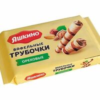 Вафельные трубочки Яшкино Ореховые в О, Пончики