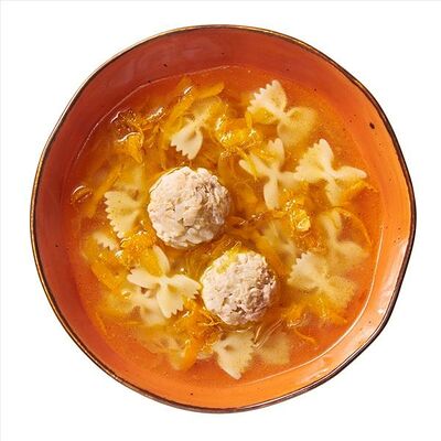 Супчик куриный с бантиками и фрикадельками в Kannam Chicken по цене 189