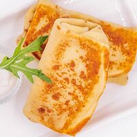 Блины с мясом в Ваниль