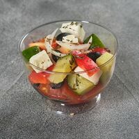 Салат Греческий в Брускетта