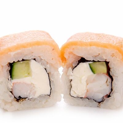 Филадельфия с креветкой в Sushi okey по цене 389 ₽
