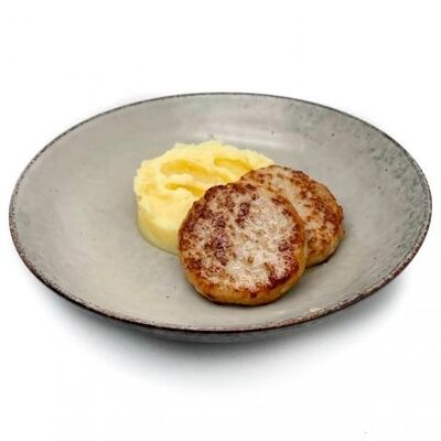 Котлетки куриные с картофельным пюре в Garage по цене 490 ₽