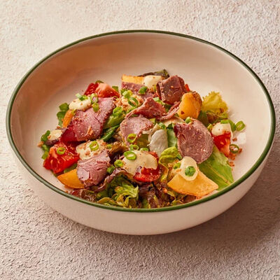 Ростбиф и печеный картофель в Хачапури выпечка и вино по цене 580 ₽