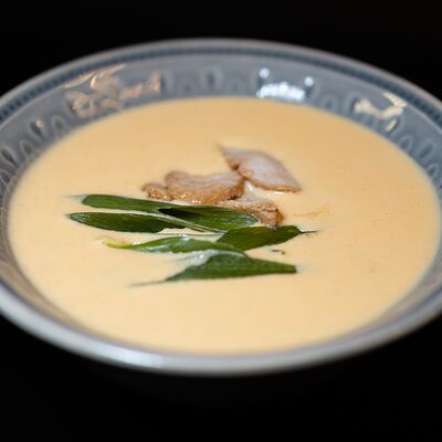 Крем-суп сырный в Вок&Вафля по цене 450 ₽