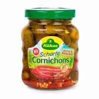 Корнишоны острые маринованные Kuhne в Азбука Вкуса Экспресс Меню