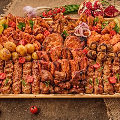 №7 Шашлычный мясной XXL на 26-28 человек в Шашлык Красногорск по цене 43990 ₽