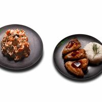 Салат и горячее в FoodDish