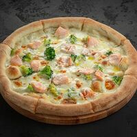 Пицца с лососем и брокколив Вода & Еда