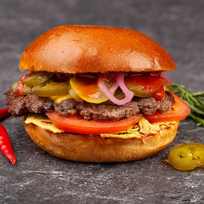 Бургер Сальса Драйв в Крылышки & Рёбрышки по цене 683 ₽