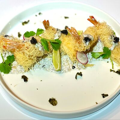 Креветки катаифи в Дуэты по цене 570 ₽