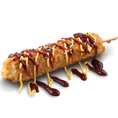 Корн-дог Сырный Барбекю в ProSushi по цене 295 ₽