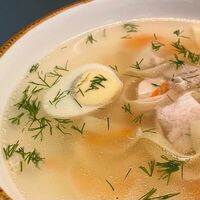 Куриный суп в Piccola Pizza