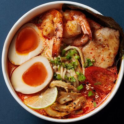 Том ям рамен в Kiko ramen по цене 558 ₽