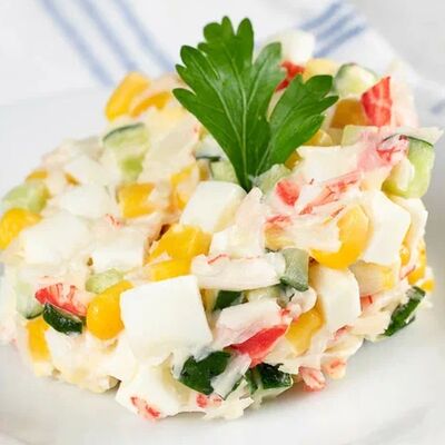 Салат Крабовый в Бублик по цене 150 ₽