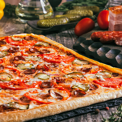 Пицца Охотничья в Pizza BonTon по цене 335 ₽