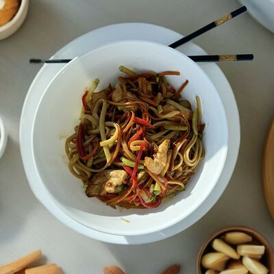 Лапша с Курицей в WoKING по цене 720 ₽