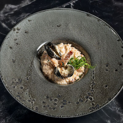 Ризотто с морепродуктами в сливочном соусе в Picasso по цене 1900 ₽