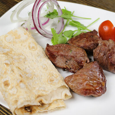 Мякоть баранины на мангале в Гриль хаус по цене 450 ₽