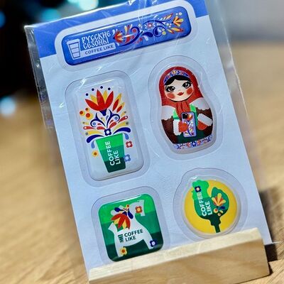 Стикеры 3Д в Coffee Like по цене 350 ₽