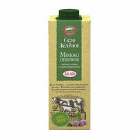 Молоко питьевое Село Зеленое ультрапастеризованное 3,4-4,2% отборное Бзмж в Азбука Вкуса Экспресс Меню