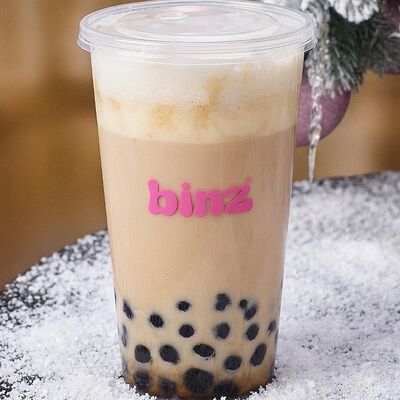 Теплый Бабл-Ти с взрывной карамелью в Binz по цене 570 ₽