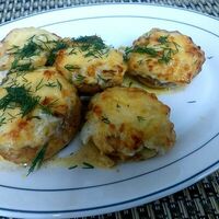 Шампиньоны, запеченные с пармезаном в Лагман
