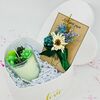 Подарочный бокс сердце со свечкой в стакане и открыткой любимой мамев Дарите красиво по цене 2790