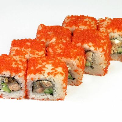 Ролл Калифорния с лососем в Hot-Pizza по цене 400 ₽