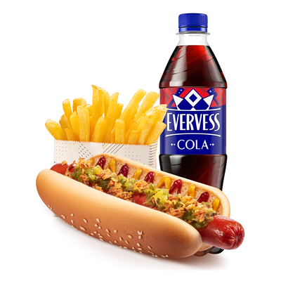 Хот-дог комбо в Starfoods по цене 595 ₽