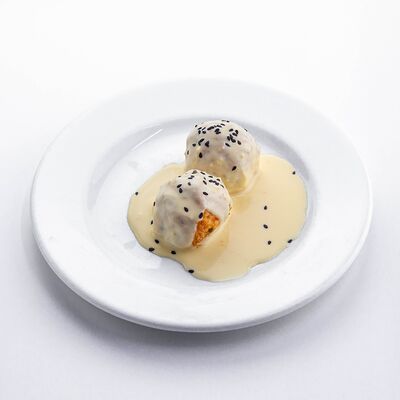 Фишболлы из лосося в Уха из петуха по цене 12 р.