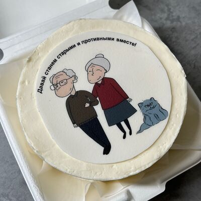 Бенто торт Давай вместе в Yani Cake Lab по цене 1700 ₽