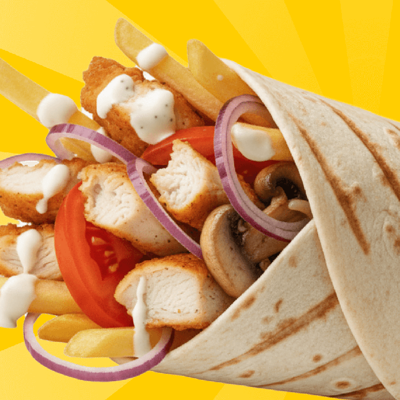 Шаурма Грибная М в Горчица по цене 375 ₽