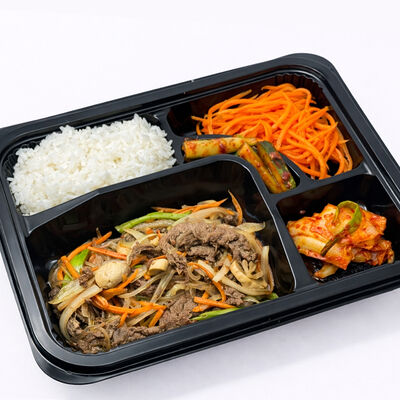 Сет с говядиной с овощами Пулькоги в Kimbox - Корейская кухня по цене 1090 ₽