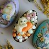 Сладкий подарок с шоколадным зайчиком, драже с арахисом и маршмеллоу в Кондитерская студия Odemi по цене 1560