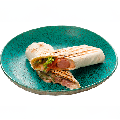 Хот-дог в лаваше в Омлет станция по цене 450 ₽