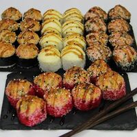Сет Запеченный в Рис & Рыба