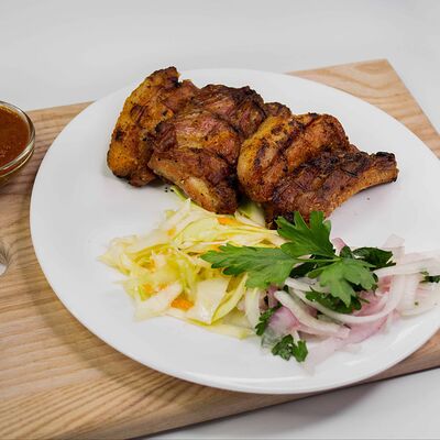 Свиные рёбра в На огне по цене 470 ₽