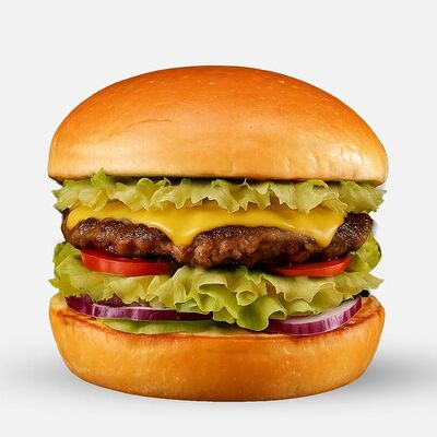 Бифбургер в Ernies Pizza & Burgers & Shawarma по цене 920 ₽