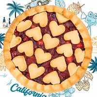 Калифорнийский киш спай клубничный 24 см в Машенька